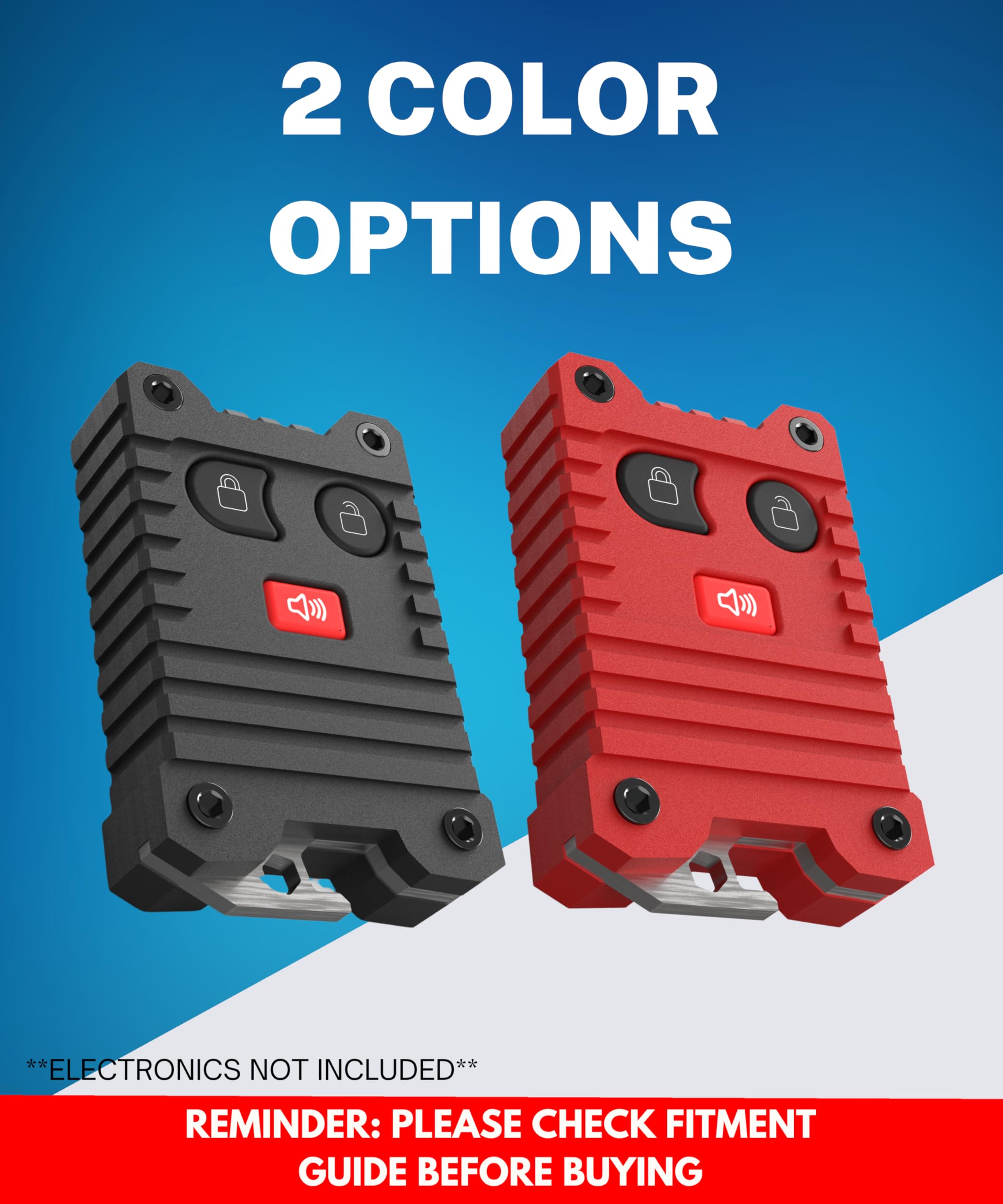 Dubbs Hardware installed on key in hand demonstrating comfortable ergonomic hold