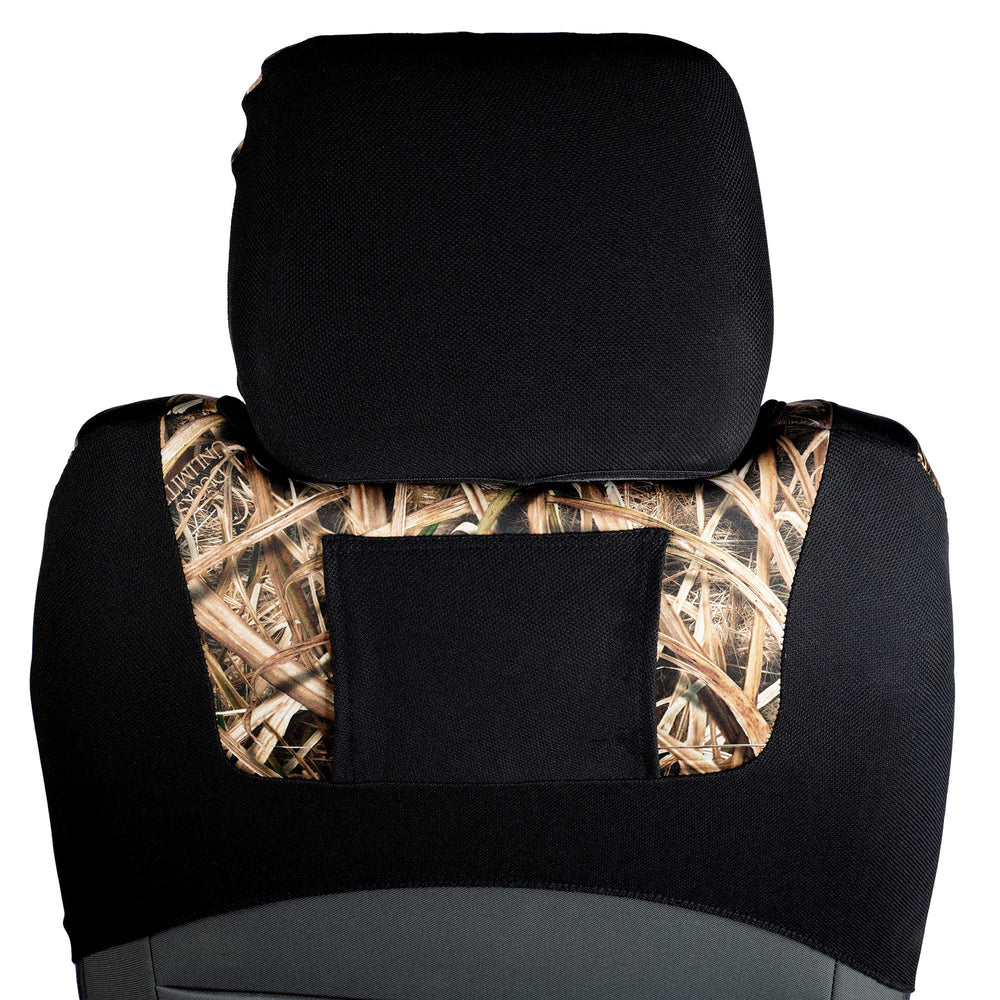 Ducks Unlimited side opening exposing seat controls for convenient access