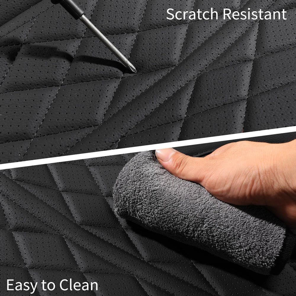 DuDuWang seat covers installed in truck interior demonstrating polished look
