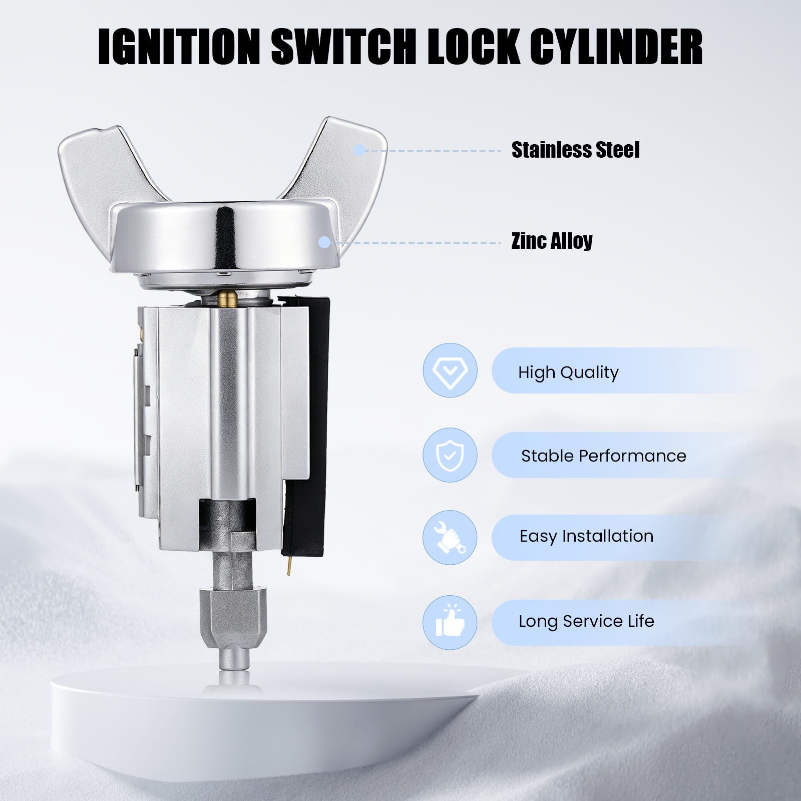 Dueilgo closeup of key and tumblers highlighting precise machining and durability