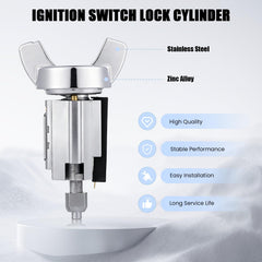 Dueilgo closeup of key and tumblers highlighting precise machining and durability