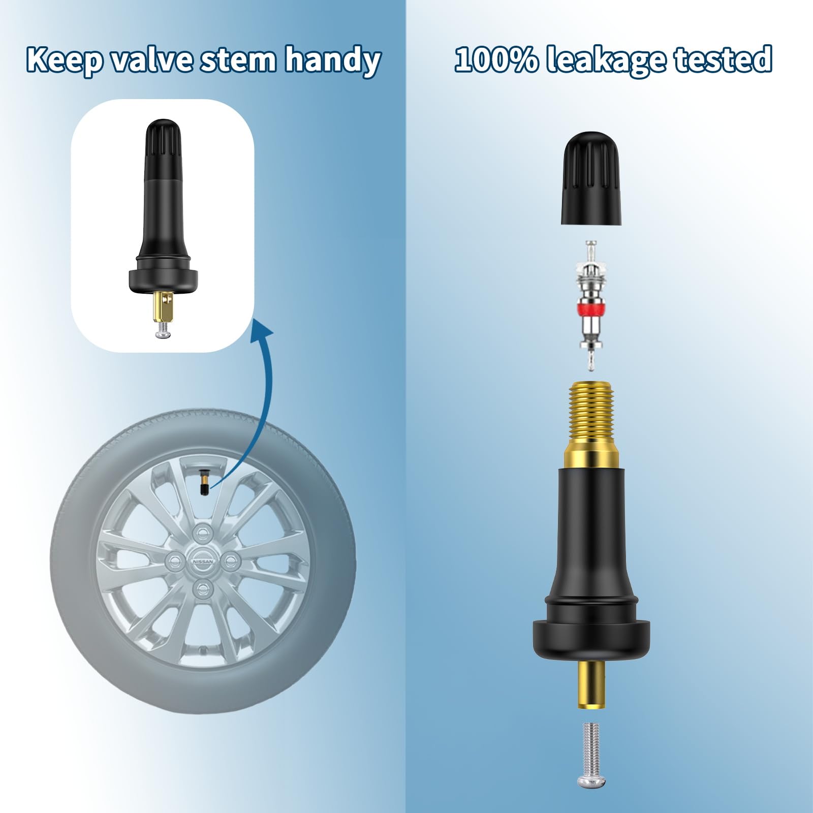 Dueilgo in tire shop installation scene illustrating quick professional replacement