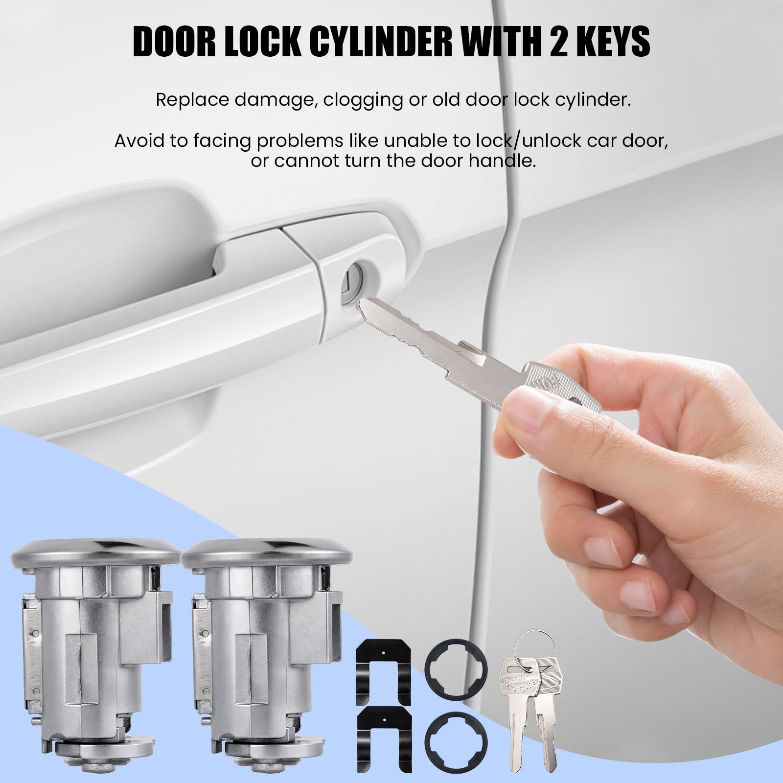 Dueilgo packaged kit with keys and hardware for easy installation