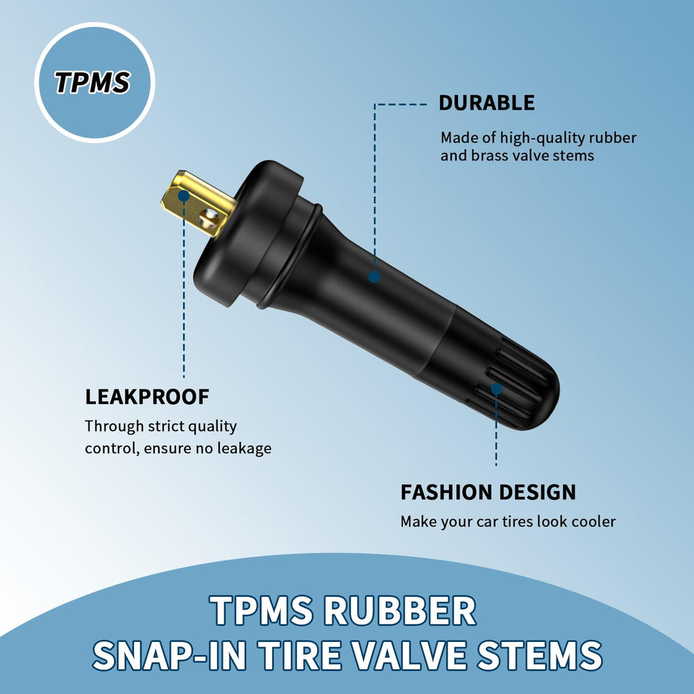 Dueilgo valve stem next to ruler showing 2.2 inch length for fit confirmation