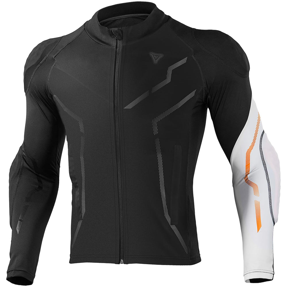 DUHAN front view armored shirt showing fit and protection benefits
