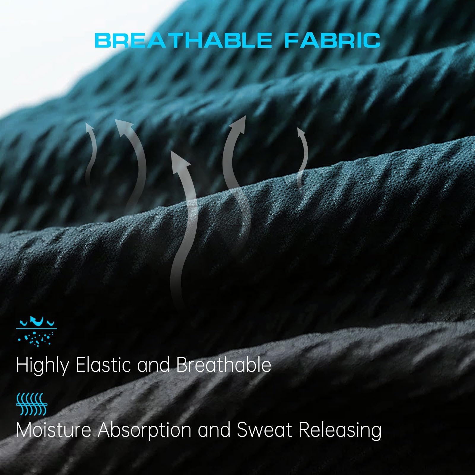 DUHAN zipper and adjustable bands showing customized fit and secure wear benefit