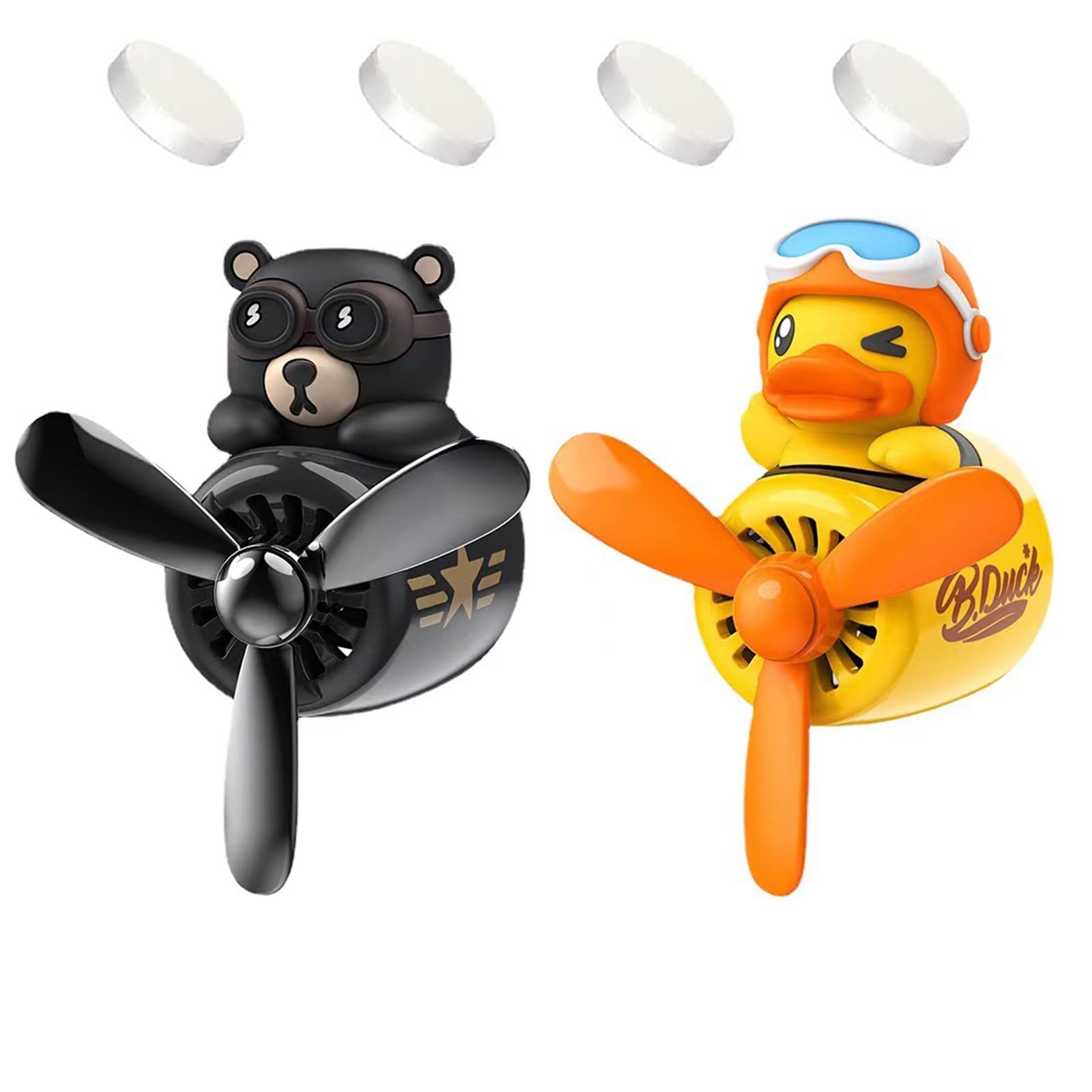 DUHKHAS bear pilot front view showing cute design and decor benefit
