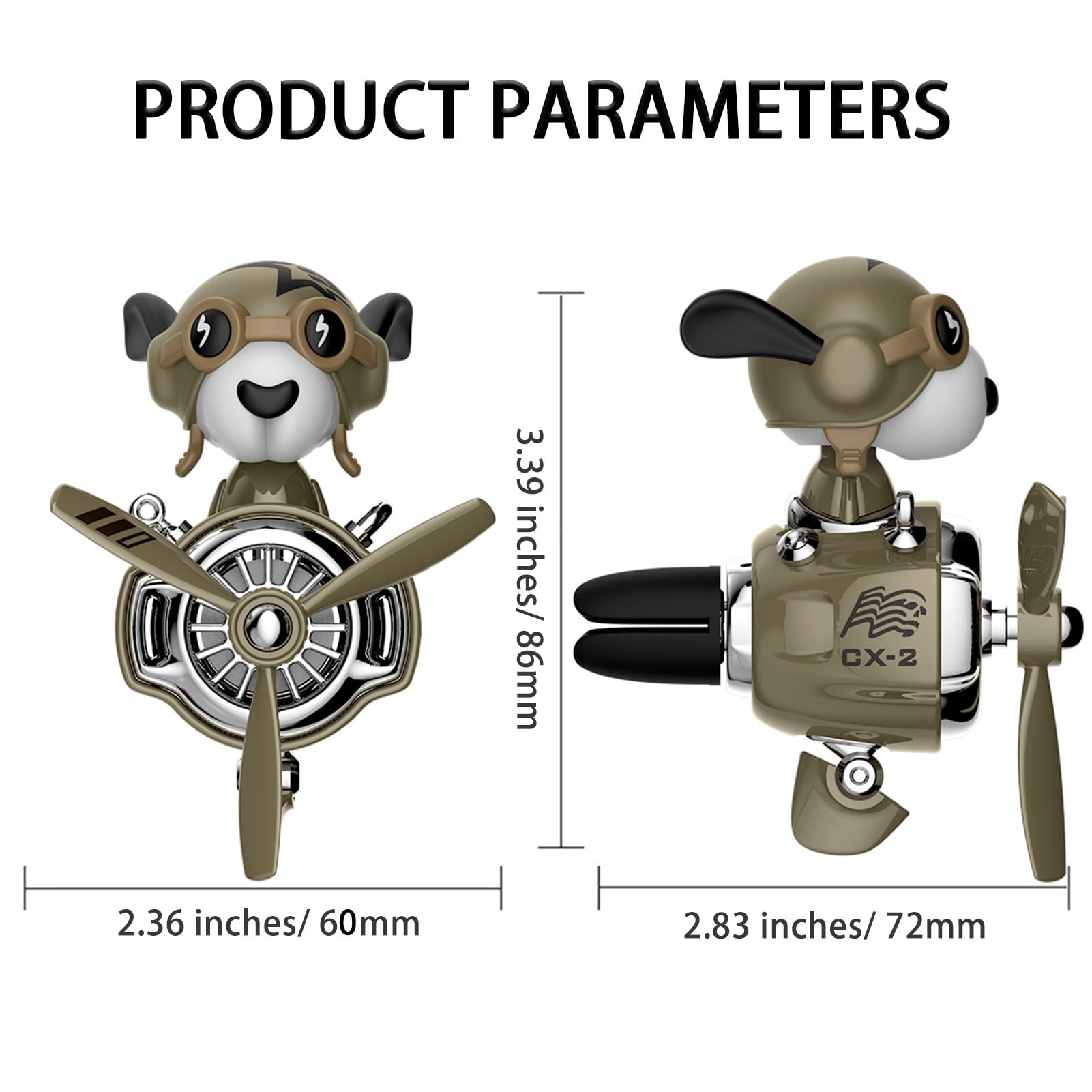 DUHKHAS propeller close-up highlighting fan blades and airflow design for even scent
