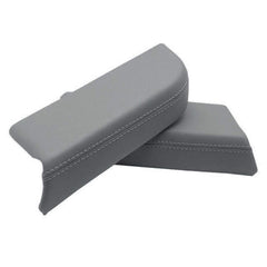 Dunhil front door armrest cover gray front view showing fit and restored look