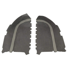 Dunhil microfiber leather close-up revealing texture and durable stitching benefit