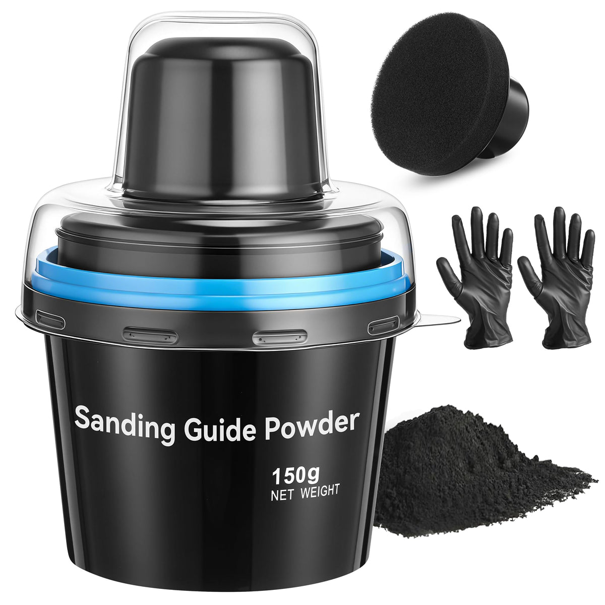 Dunkive front packaging showing bottle and included accessories for easy identification and benefit