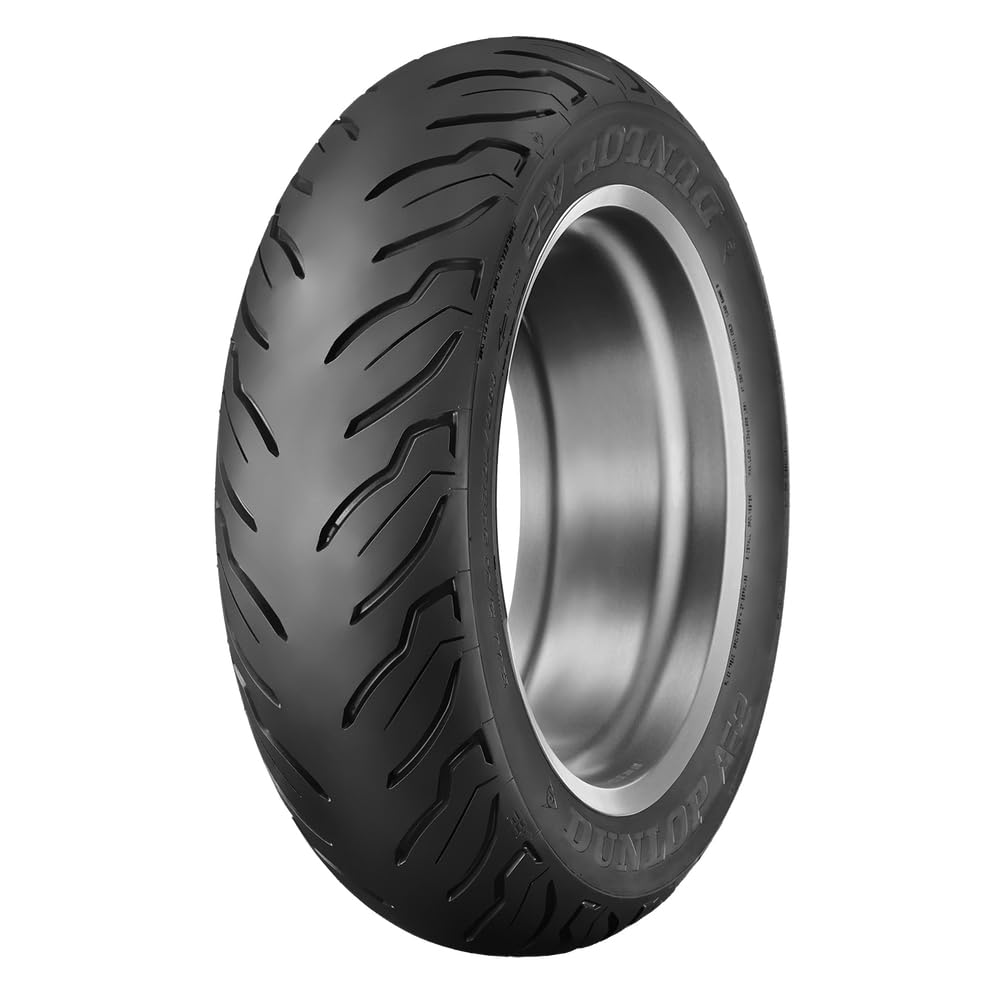 Dunlop AE2 rear tire front view showing profile and durable tread for long mileage