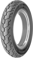 DUNLOP D402 rear tire front profile showing tread and stable contact patch