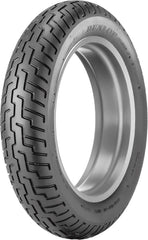 DUNLOP D404 front tire showing full face and tread for reliable grip