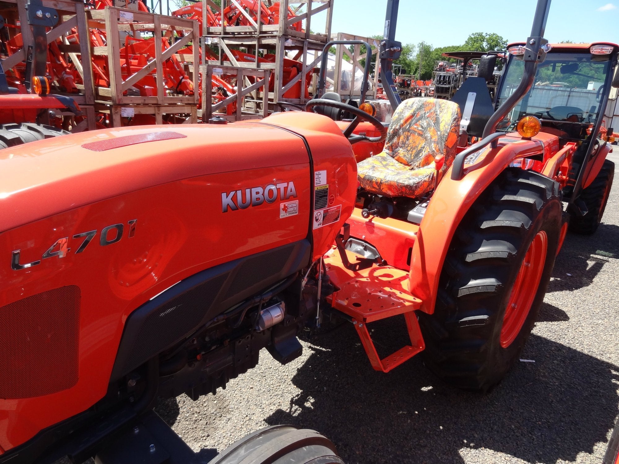 Durafit cover installed on Kubota tractor demonstrating secure fit and comfort