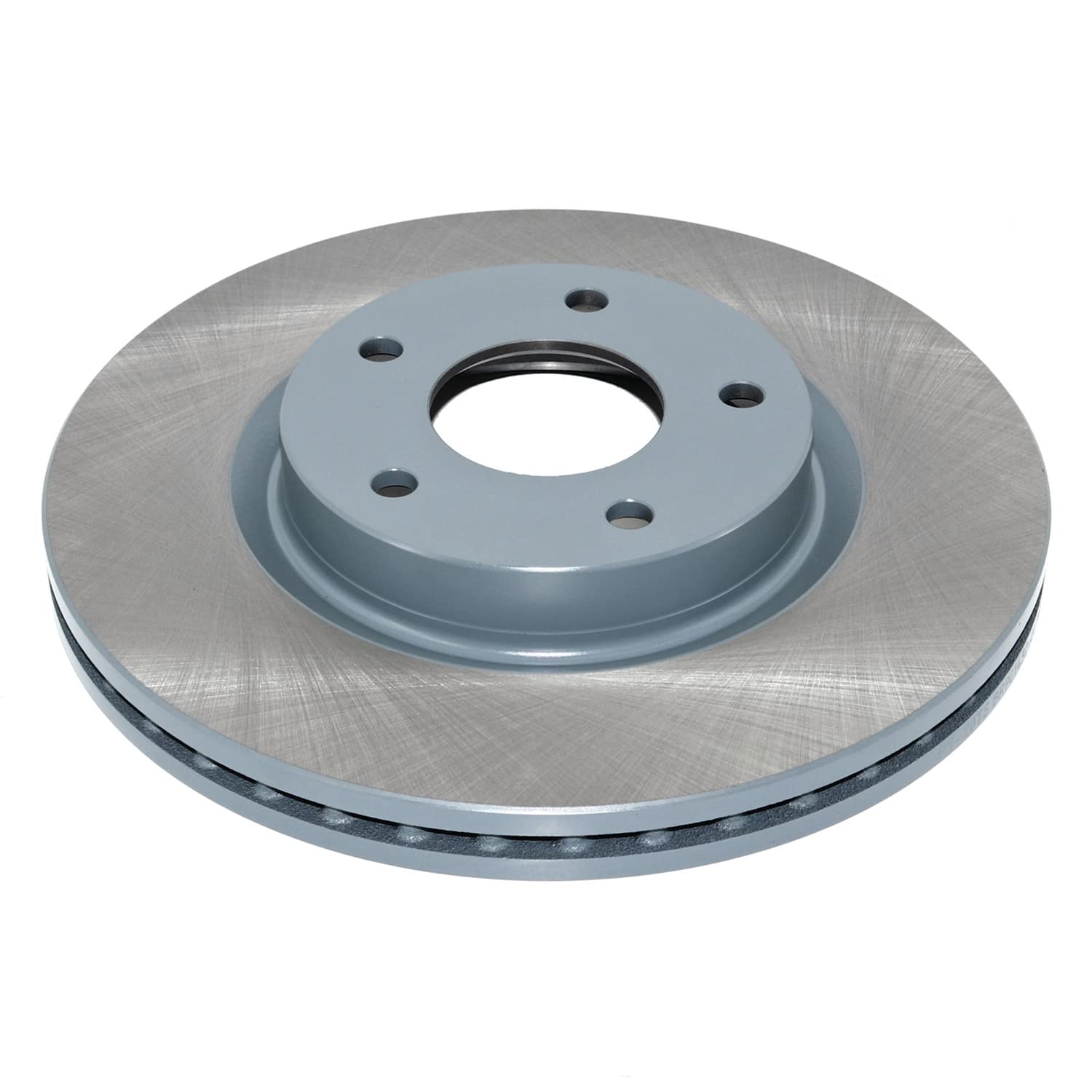 DuraGo front vented rotor front view showing bolt pattern and finish for reliable fit