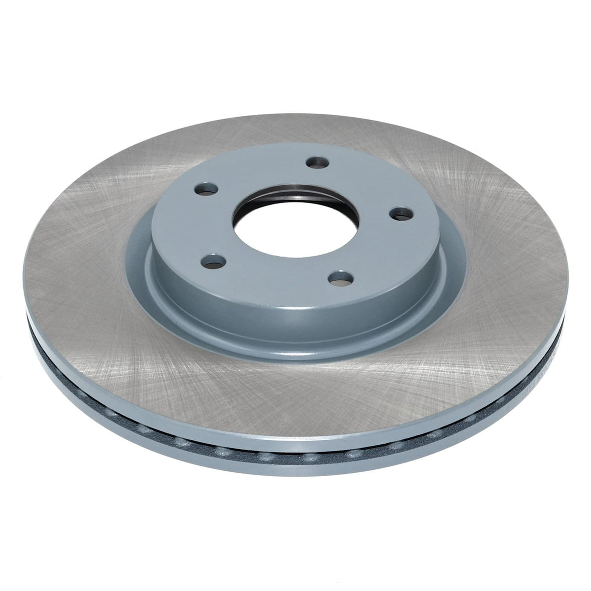 DuraGo front vented rotor front view showing bolt pattern and finish for reliable fit