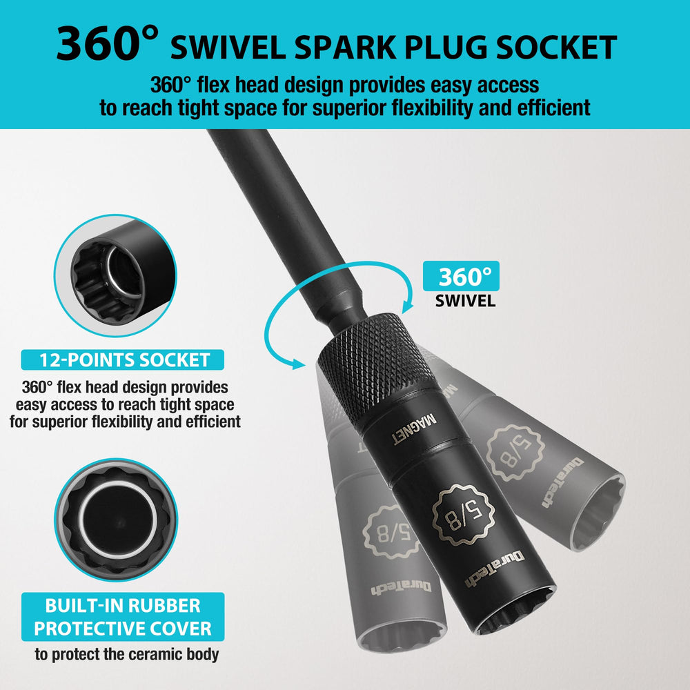 DURATECH 12-point thin-wall socket profile providing precise torque transfer