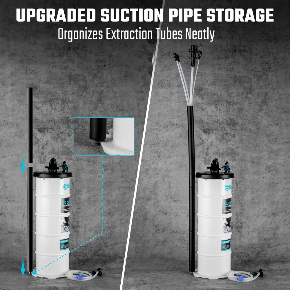 DURATECH brake-bleed hose attached for narrow-port fluid extraction efficiency