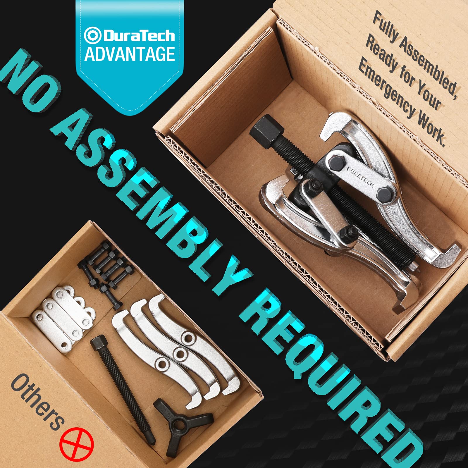 DURATECH close-up of jaw teeth highlighting secure grip and precise machining
