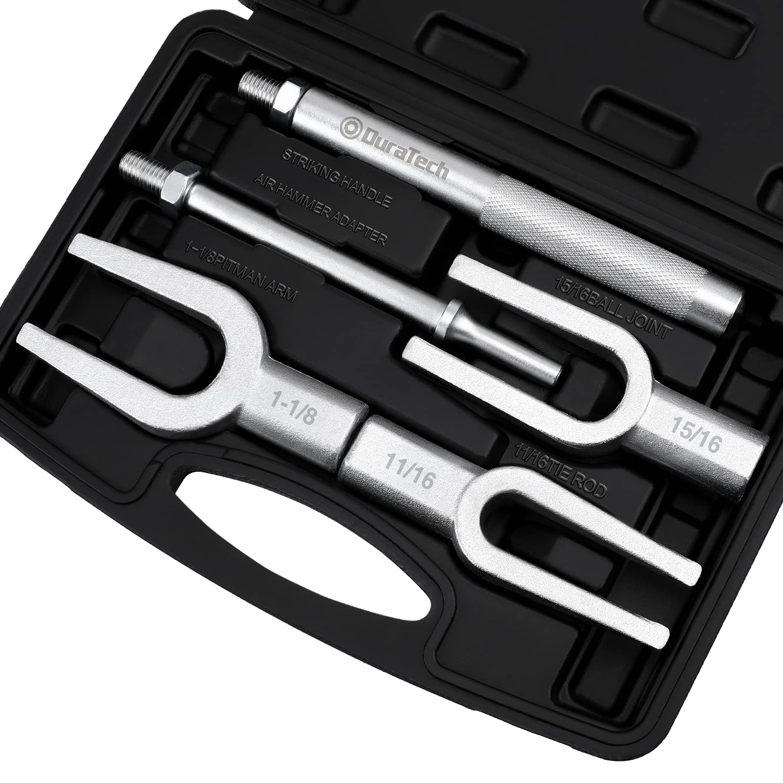 DURATECH front view of 5-piece separator set showing organized layout and quick selection benefit