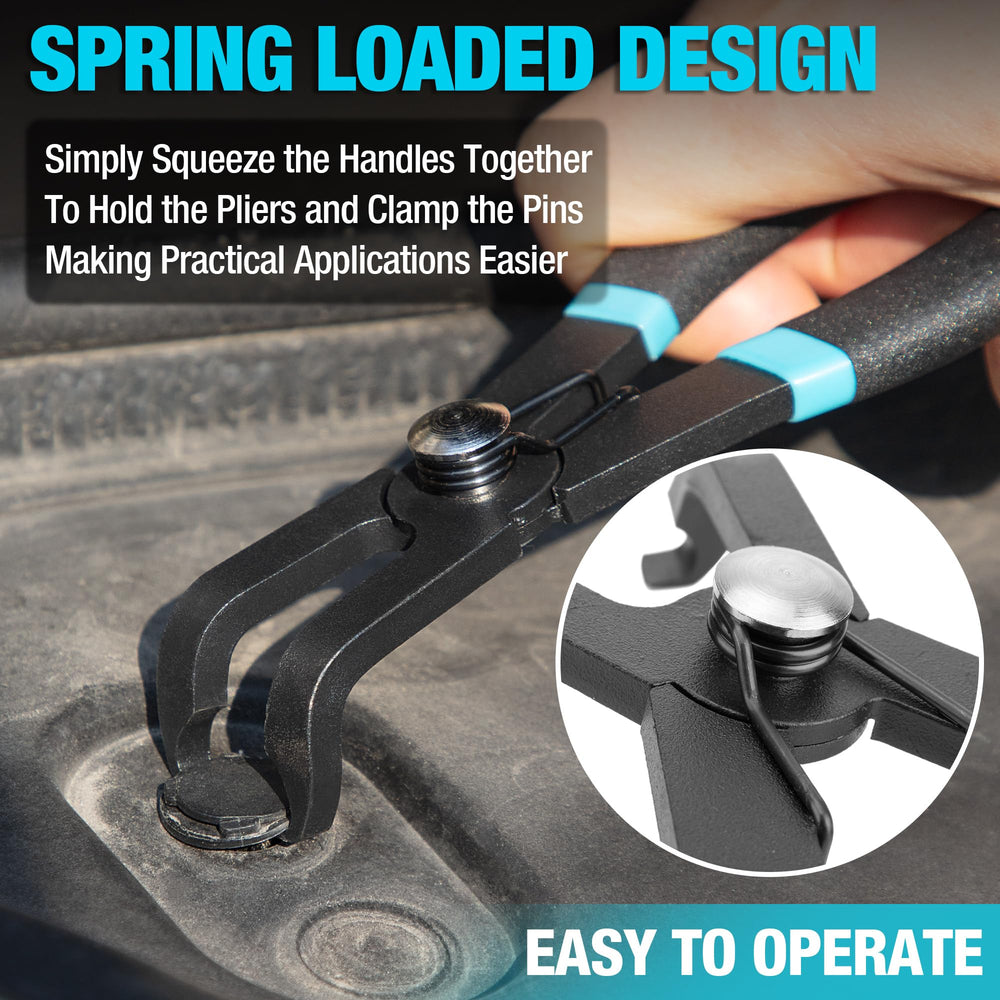 DURATECH handle spring detail showing effortless repeatable operation