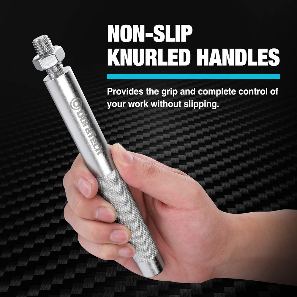 DURATECH tool separating a tie rod demonstrating faster, safer removal without damage