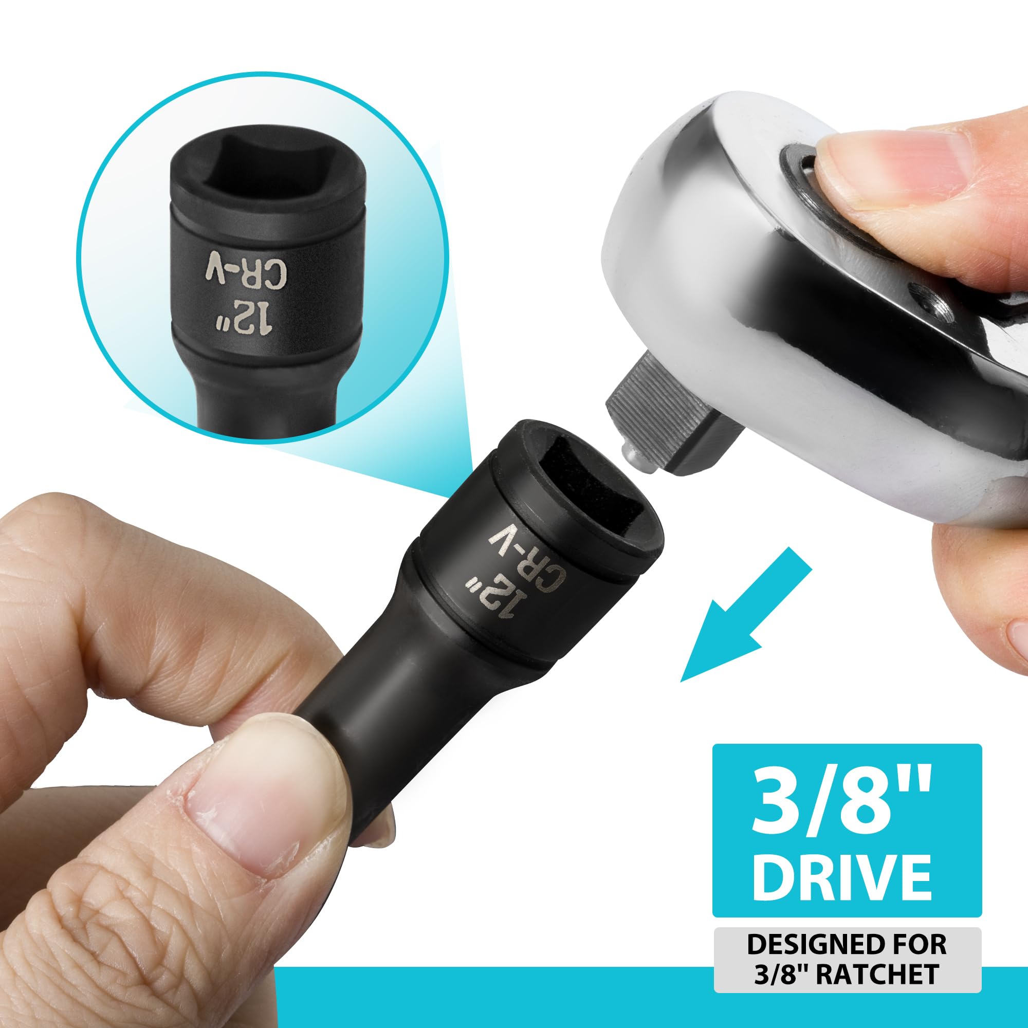 DURATECH knurled grip detail for firm hand control and reduced slipping
