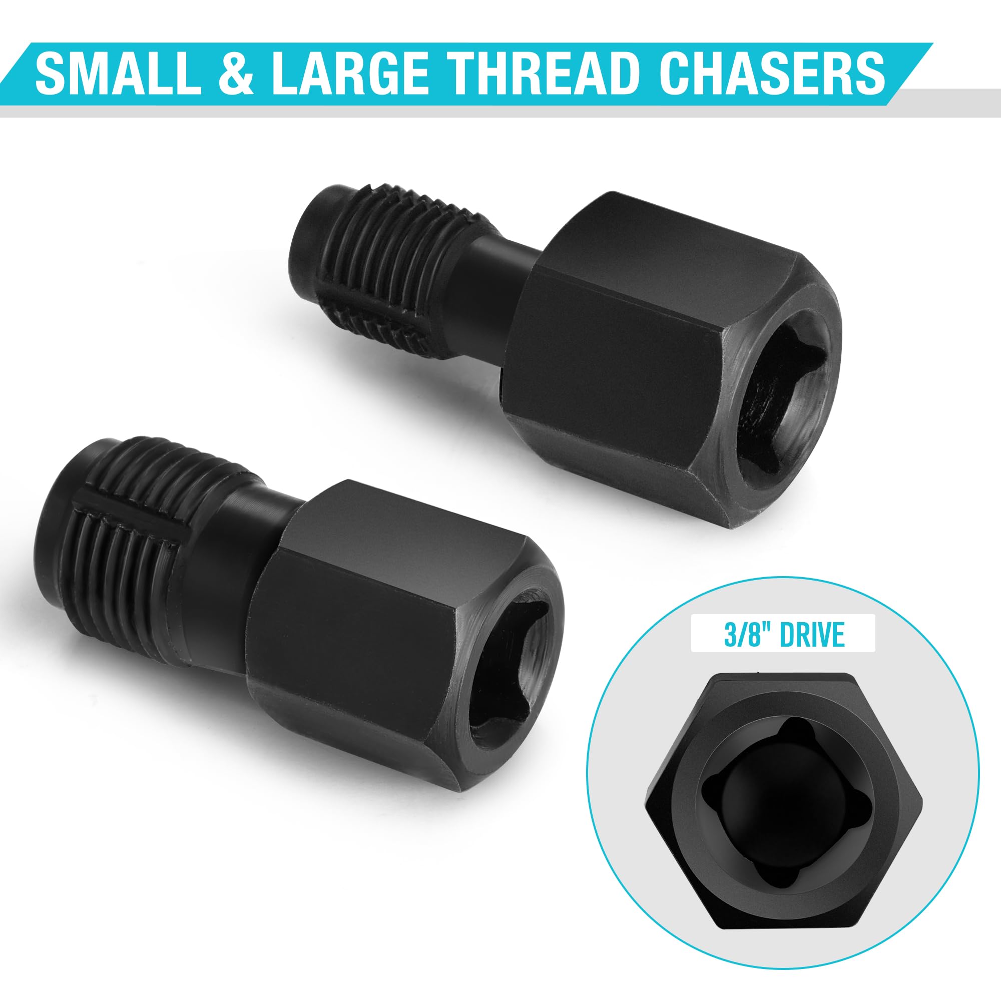 DURATECH long 3/8" drive 7/8" socket profile for recessed sensor reach