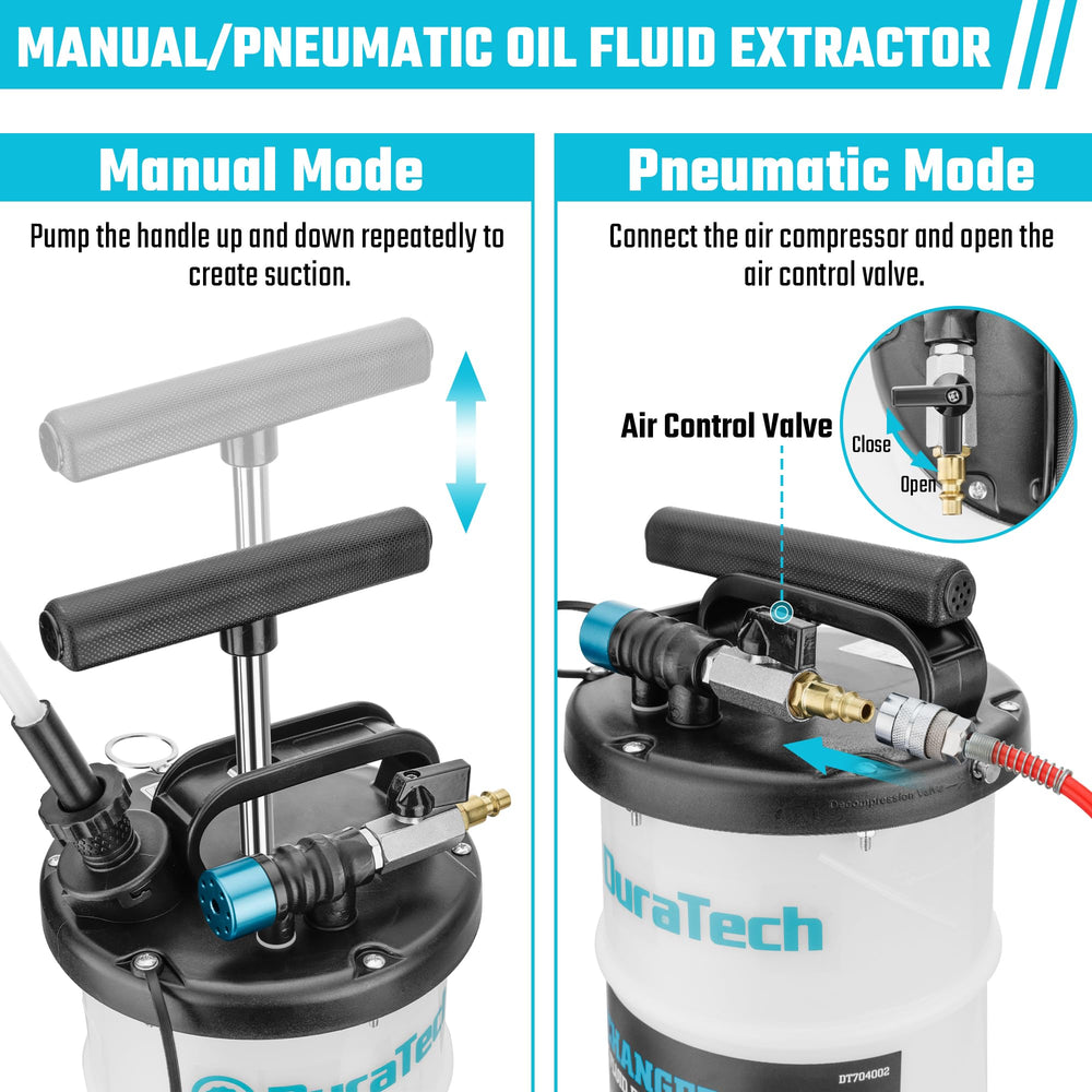 DURATECH main tube and three extension tubes for versatile reservoir reach