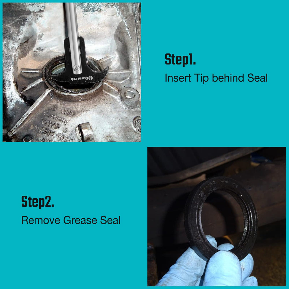 DURATECH chrome-plated handle close-up highlighting rust resistance and easy cleaning