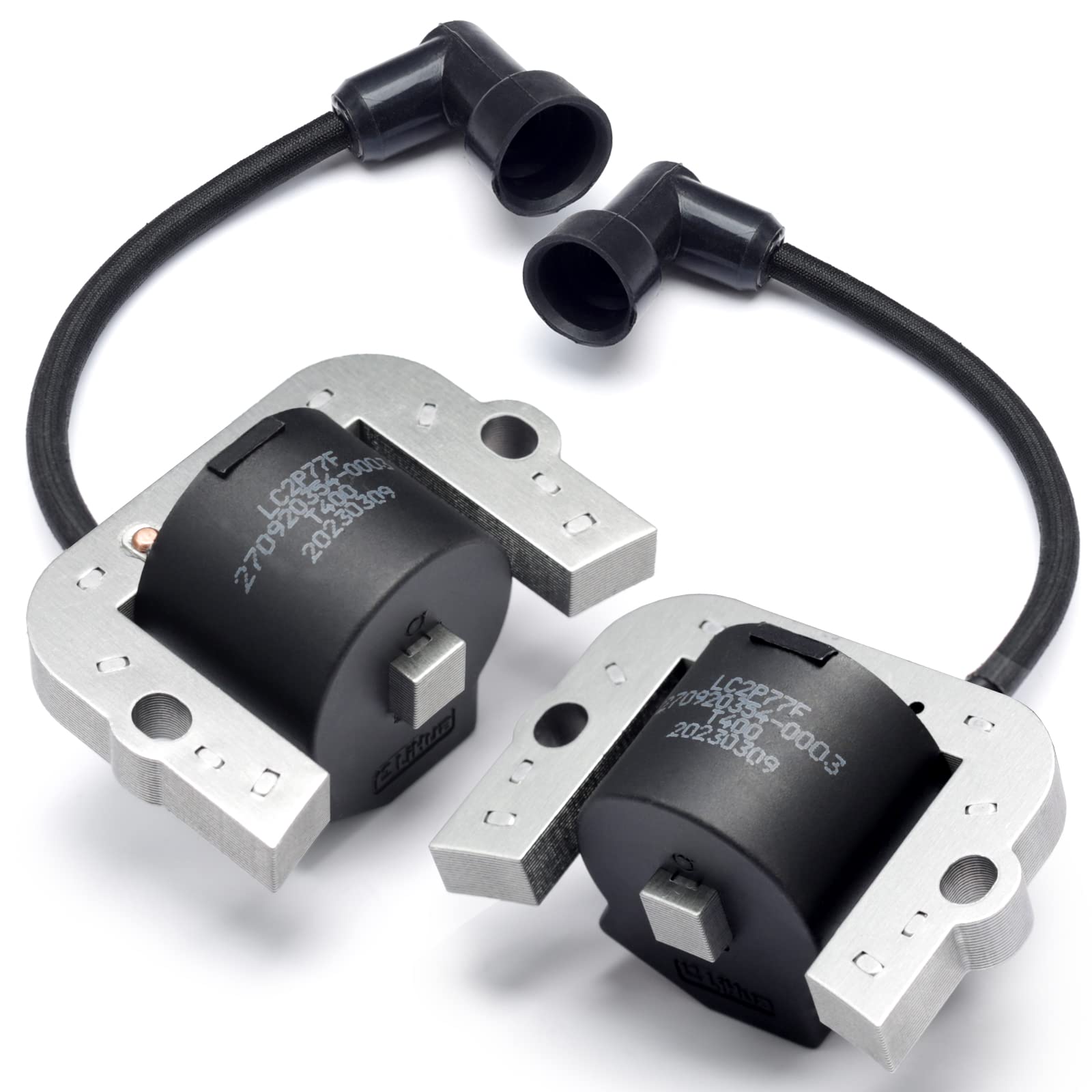 Dusledel front view ignition coil showing compact design and improved fit
