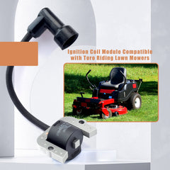 Dusledel mounted on a mower engine demonstrating easy replacement benefit