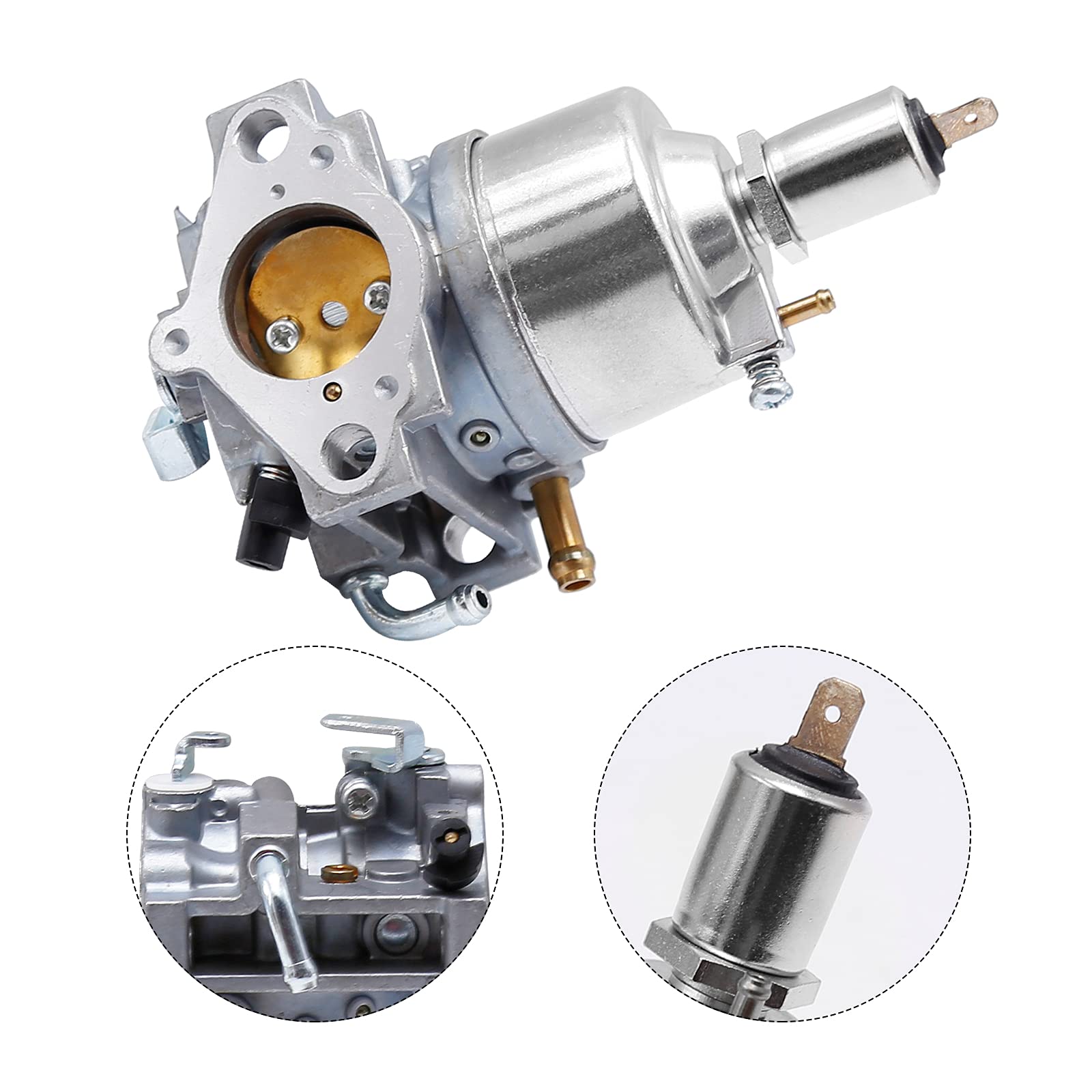 DUZFOREI carburetor beside ruler showing scale to confirm correct size fit