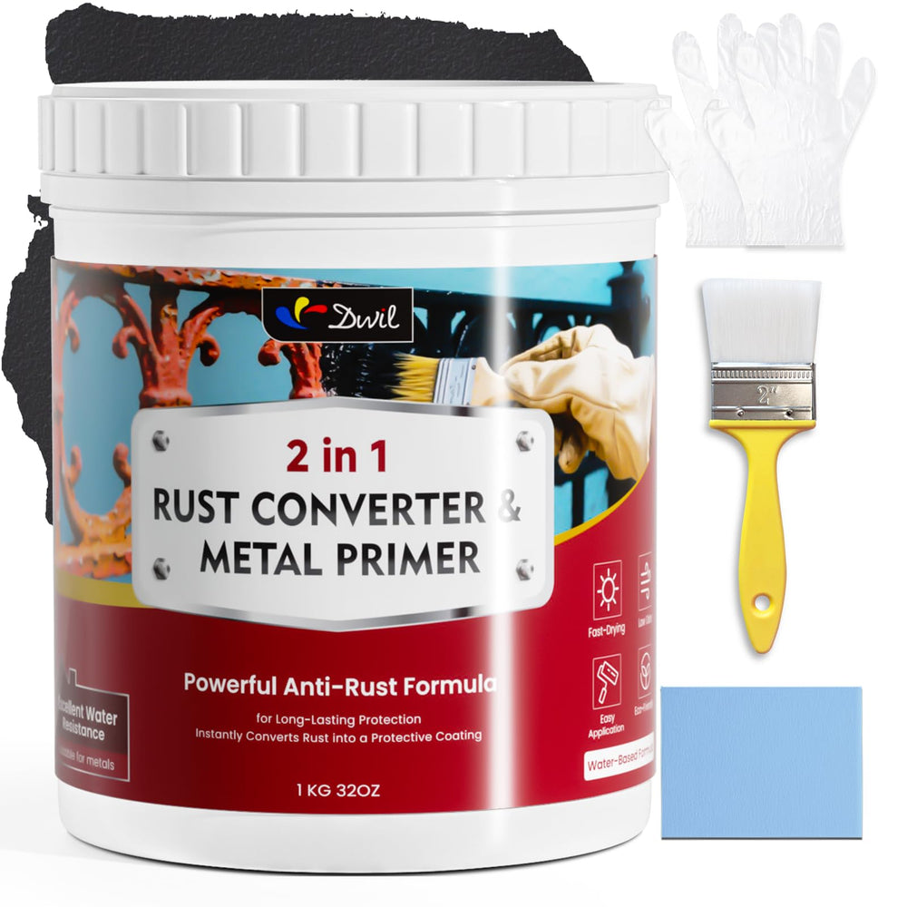 DWIL front label on 32 oz bottle showing product name and benefits