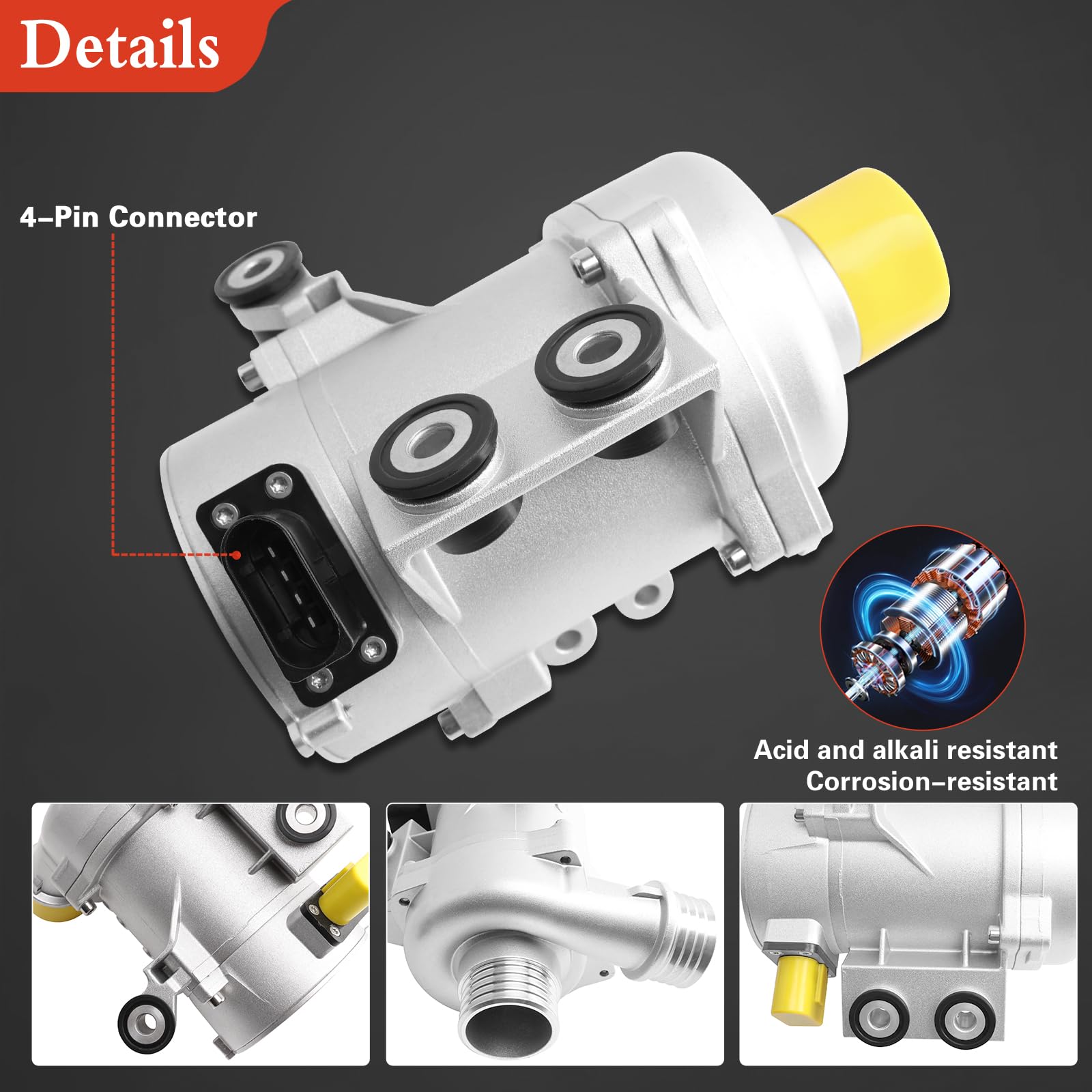 DWLDMLWC pump installed in BMW engine bay, restores coolant flow