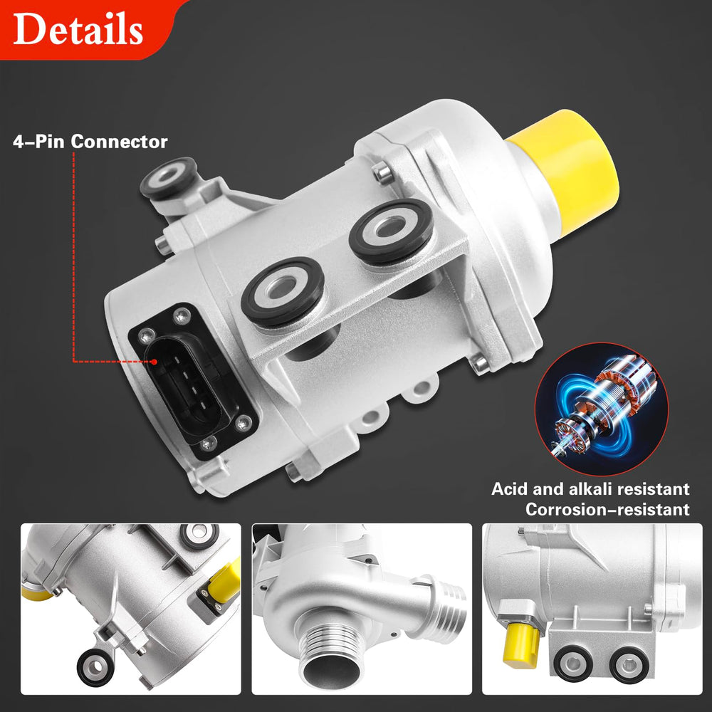 DWLDMLWC pump installed in BMW engine bay, restores coolant flow