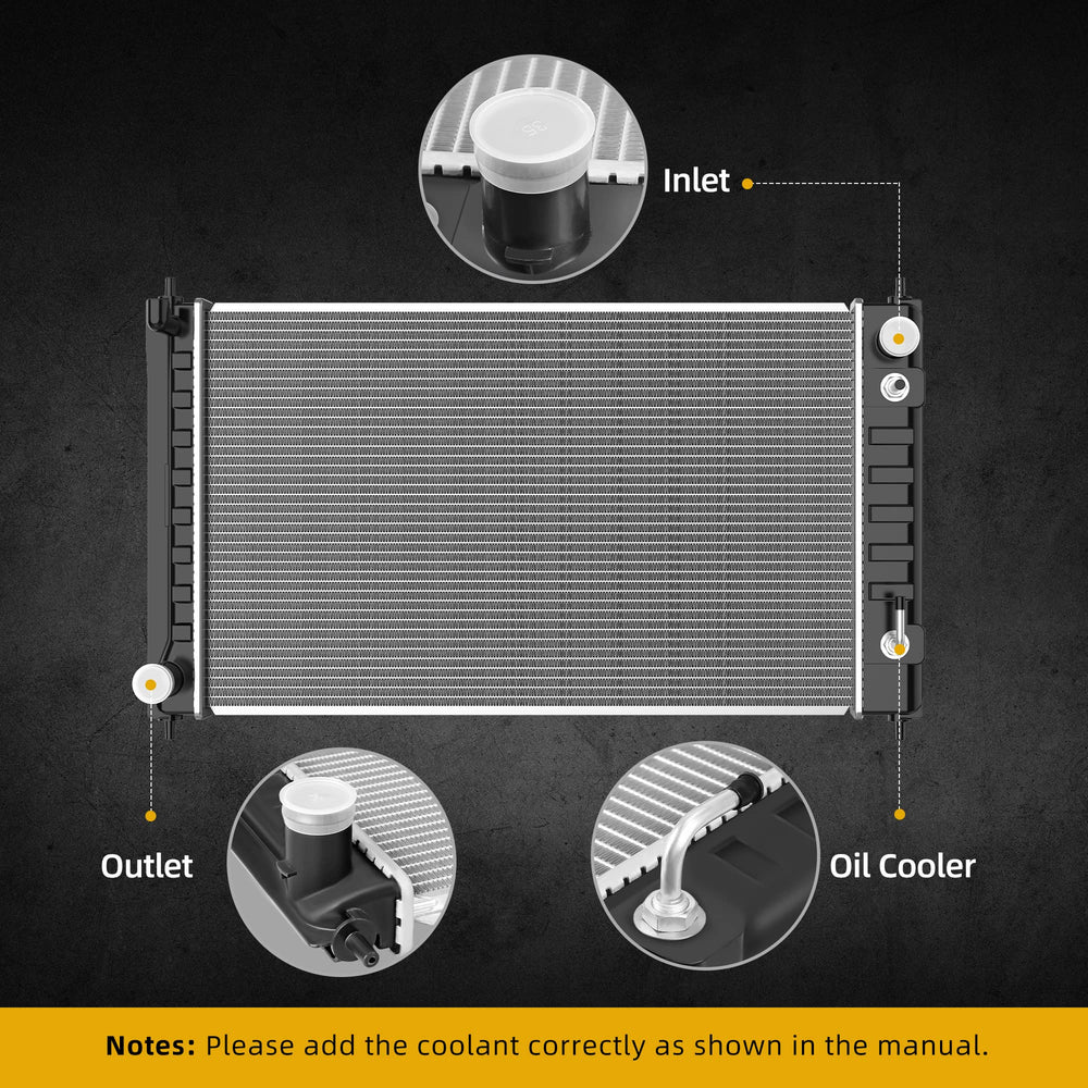 DWVO radiator brass oil cooler closeup improving transmission cooling
