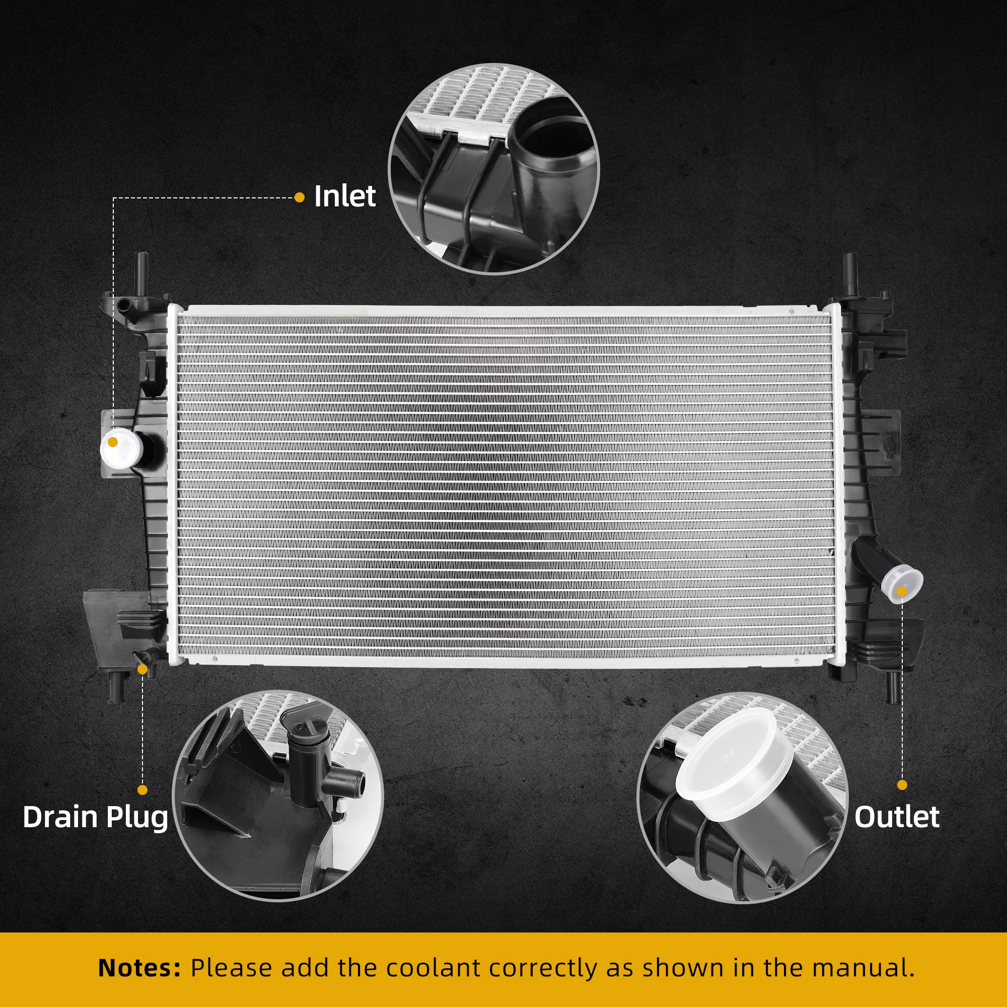 DWVO radiator next to ruler for scale showing accurate dimensions benefit