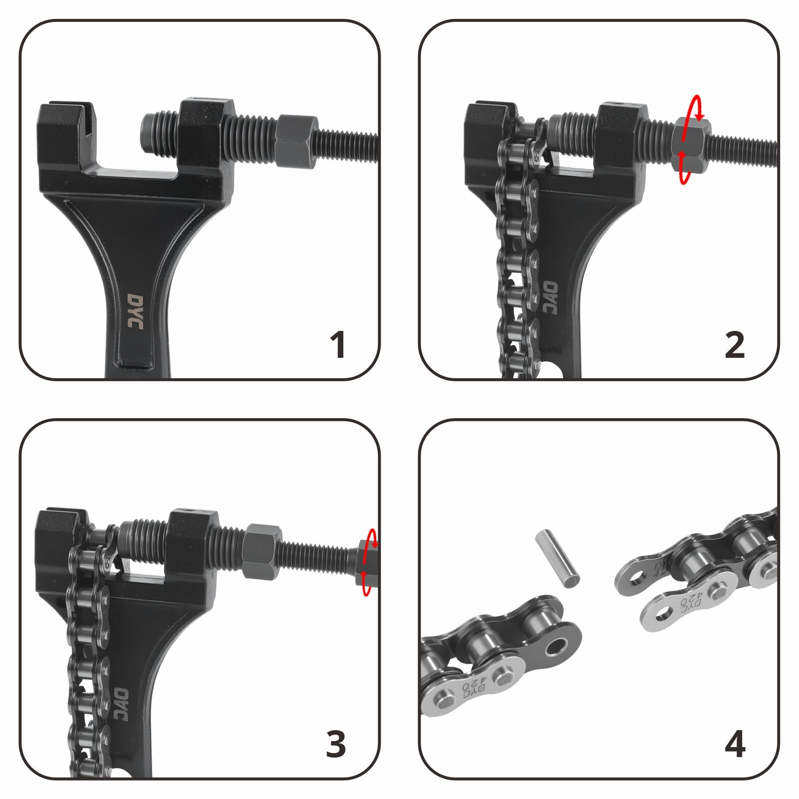 DYC DAIYOKI chain brush cleaning rollers to reduce grit and extend life