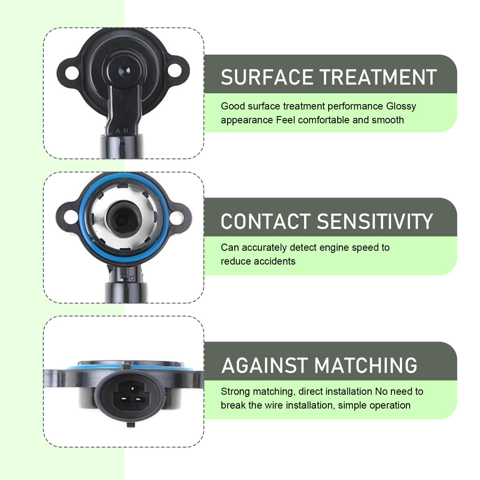 DYEKNEE sensors on a workbench during installation showing easy swap