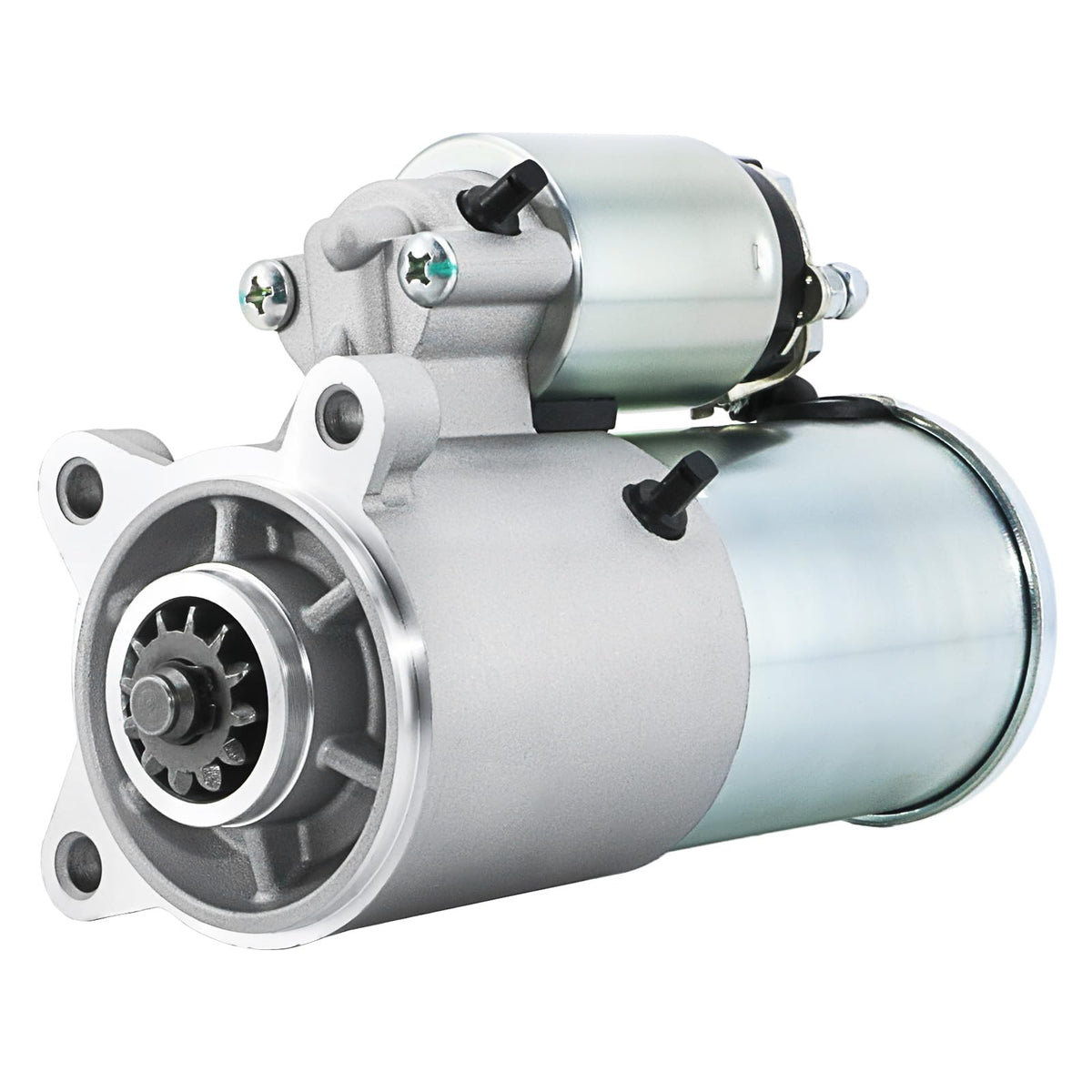 DynaVim Parts starter front view showing mounting flanges and reliable fit