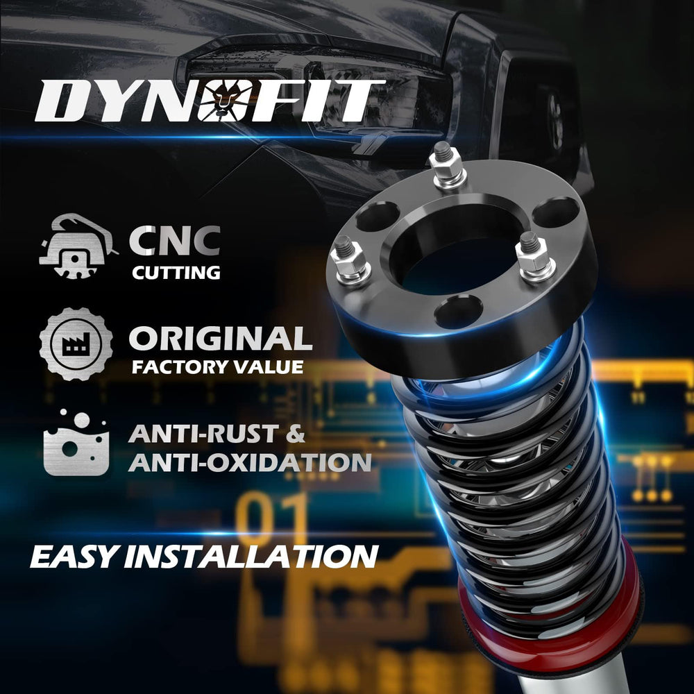 dynofit billet aluminum spacer close-up showing precision machining and strength