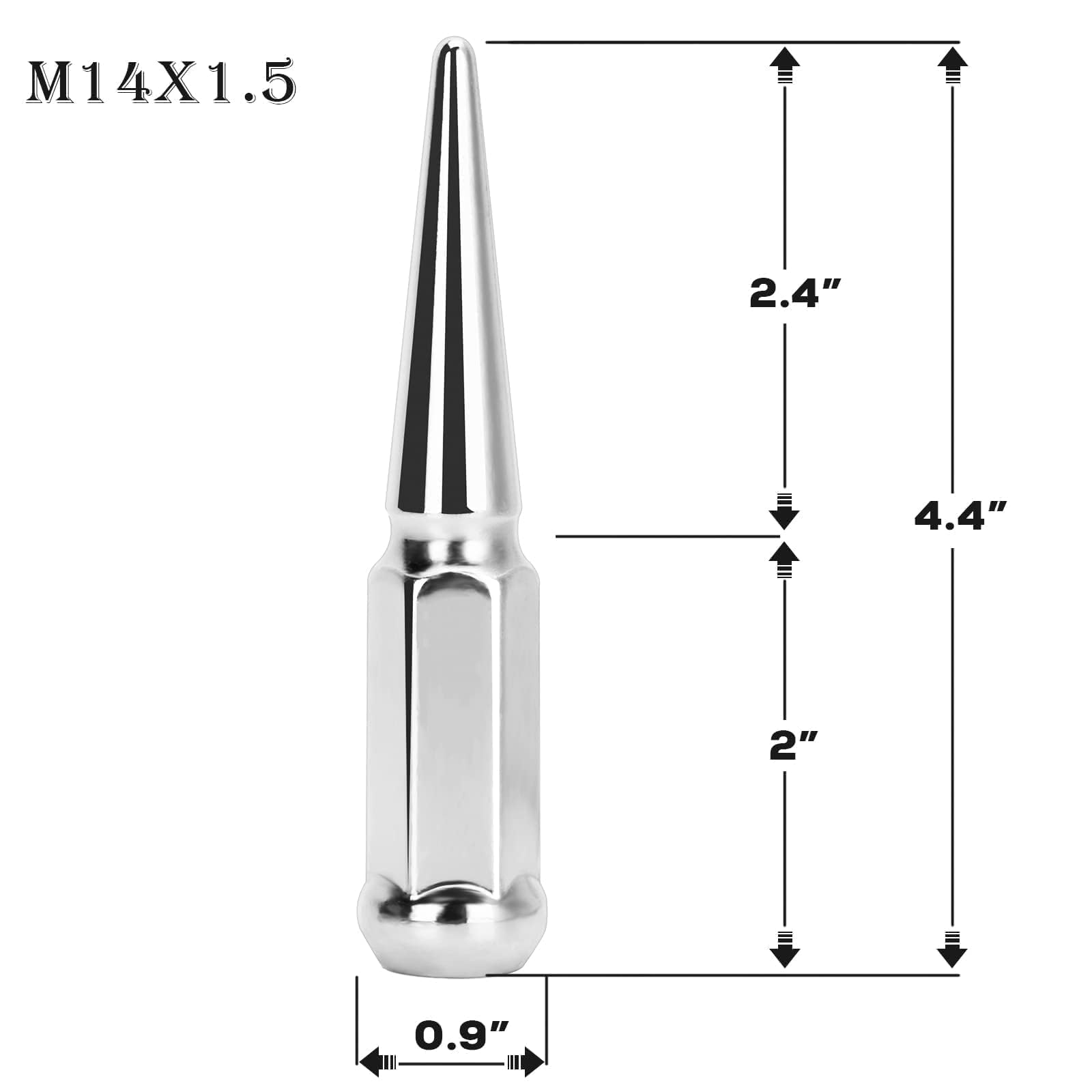 dynofit close up thread and 60° conical seat detail for correct fit verification