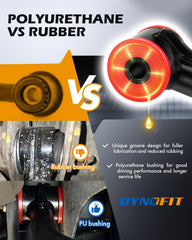 dynofit mechanic installing control arm by hand, easier replacement benefit