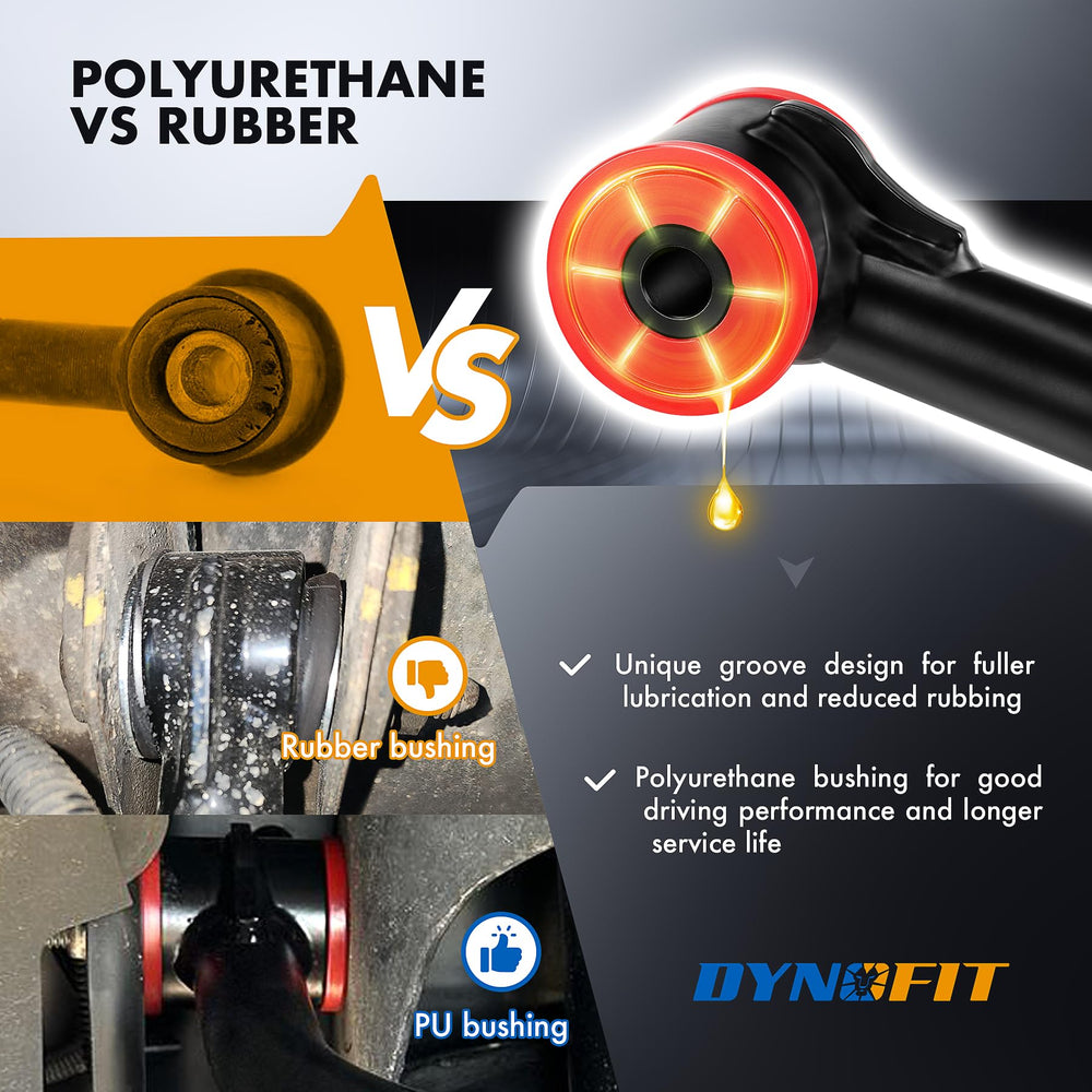 dynofit close-up of the replaceable ball joint, highlighting durability and corrosion resistance