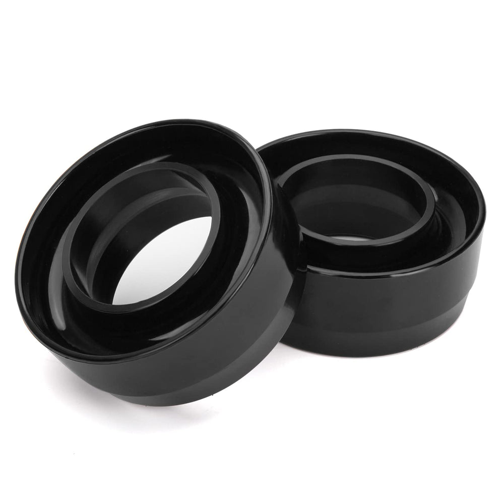 dynofit front packaging showing pair of PU spacers and fitment details benefiting buyers