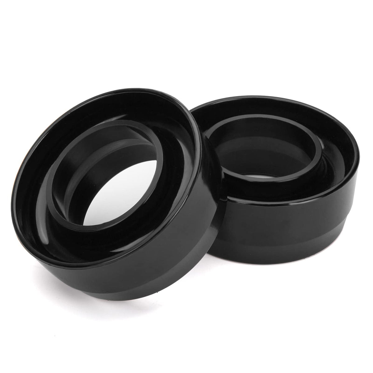 dynofit front packaging showing pair of PU spacers and fitment details benefiting buyers