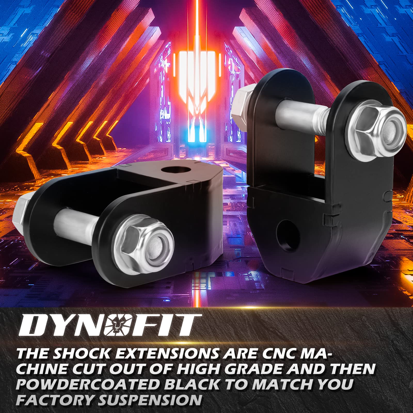 dynofit kit contents with Grade 10.9 hardware and instruction sheet for easy install