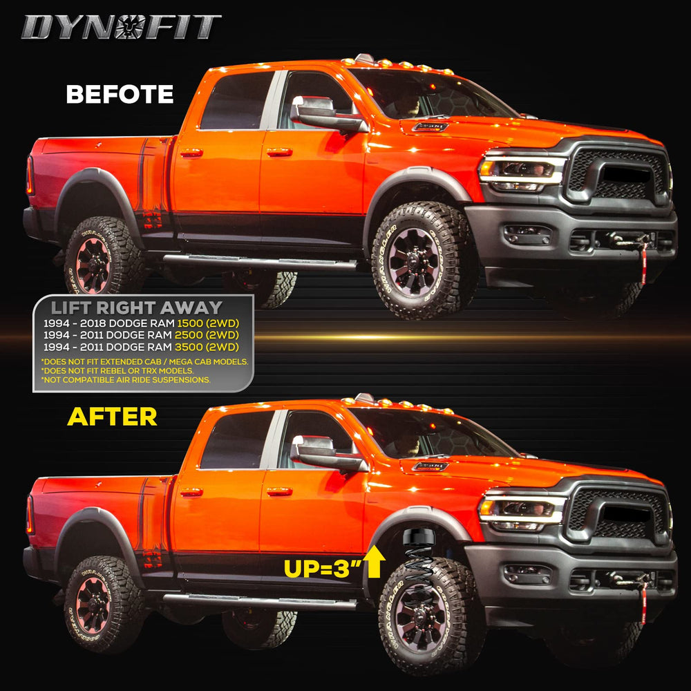 dynofit lifestyle off-road truck image showing aggressive stance and functional clearance benefit